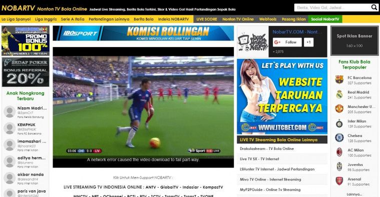 Websitenontonbola Menikmati Pertandingan Sepak Bola Secara Online